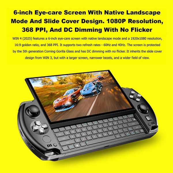 GPD Win 4 2025 Gaming Handheld PC Ryzen AI9 HX370