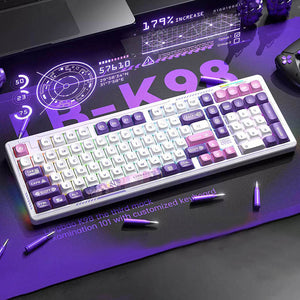 LINGBAO K98 Anime Wireless Mechanical Keyboard Ellinia Keyboard