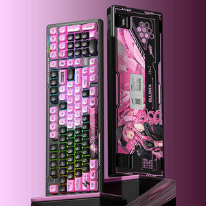 LINGBAO K98 Anime Wireless Mechanical Keyboard Ellinia Keyboard