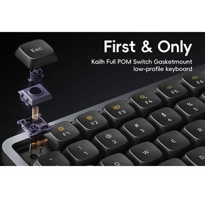 Ajazz AC067 マウンテン ブルー ガスケット メカニカル キーボード