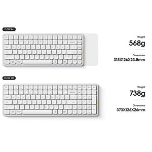 Ajazz AC067 マウンテン ブルー ガスケット メカニカル キーボード