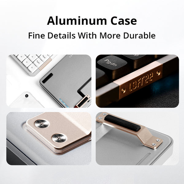 Ajazz AC067 マウンテン ブルー ガスケット メカニカル キーボード