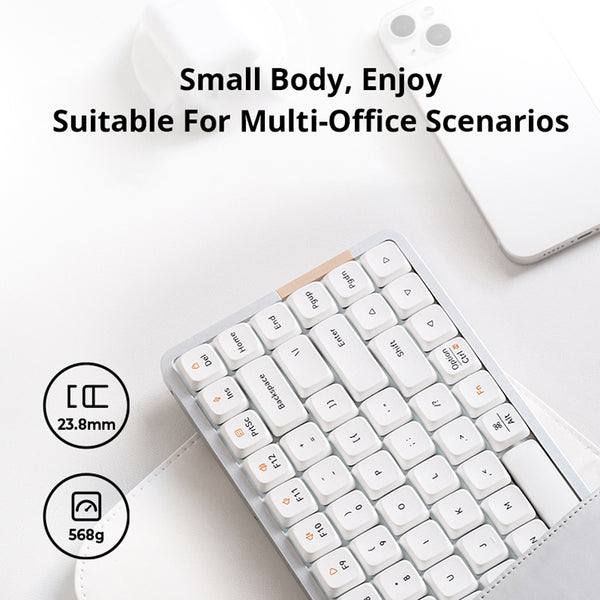 Ajazz AC067 マウンテン ブルー ガスケット メカニカル キーボード