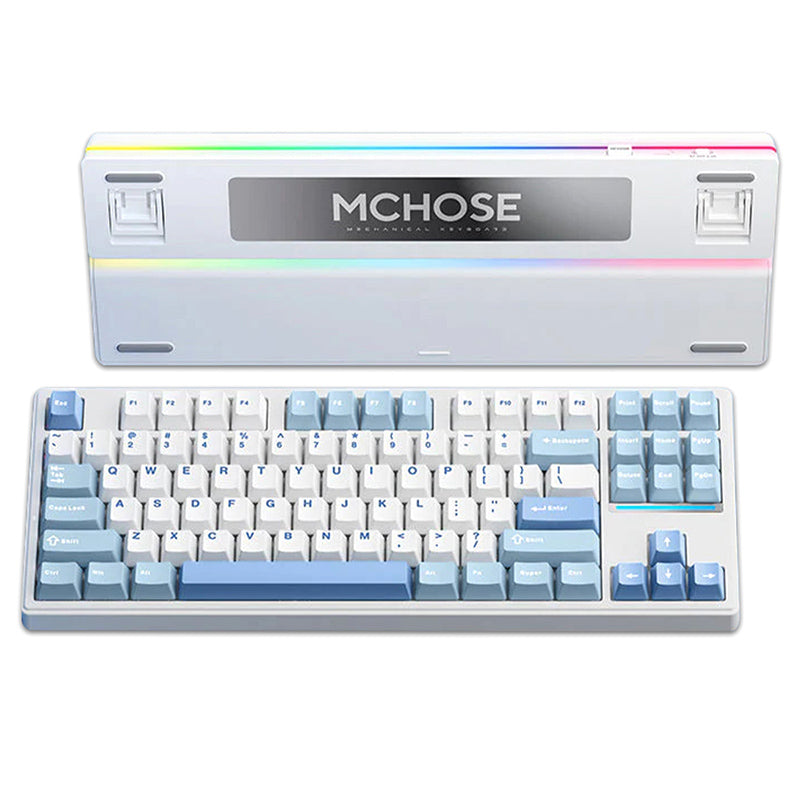 MCHOSE_K87_Wireless_Gasket_Mechanical_Keyboard_Blue