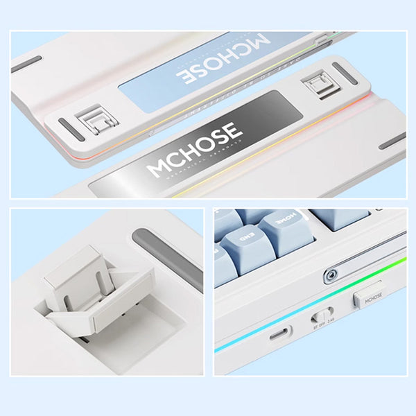 MCHOSE K99 Wireless Gasket Mechanical Keyboard Creamy Thocky