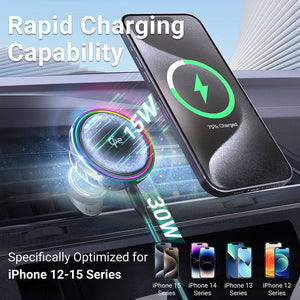 MINIX MCC01 Qi2 Magnetic Cooling Wireless Car Charger