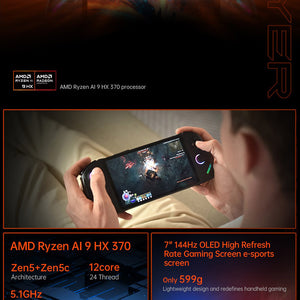 ONE Netbook OneXFly F1 Pro Gaming Handheld Console AMD AI 9 HX370 OLED 144Hz