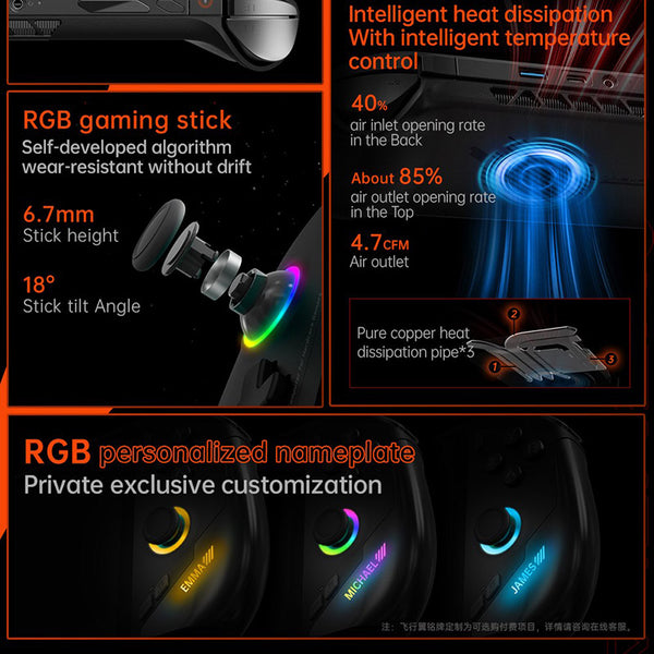 ONE Netbook OneXFly F1 Pro Gaming Handheld Console AMD AI 9 HX370 OLED 144Hz