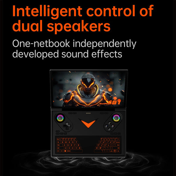 One Netbook OneXPlayer G1 Handheld Gaming PC AMD Ryzen AI 9 HX 370 with Detachable Magnetic Keyboard