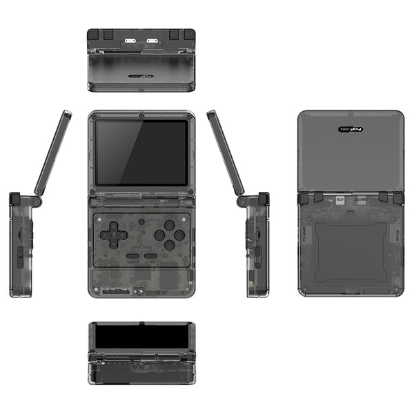 Powkiddy V90S Flip Handheld Game Console Linux System