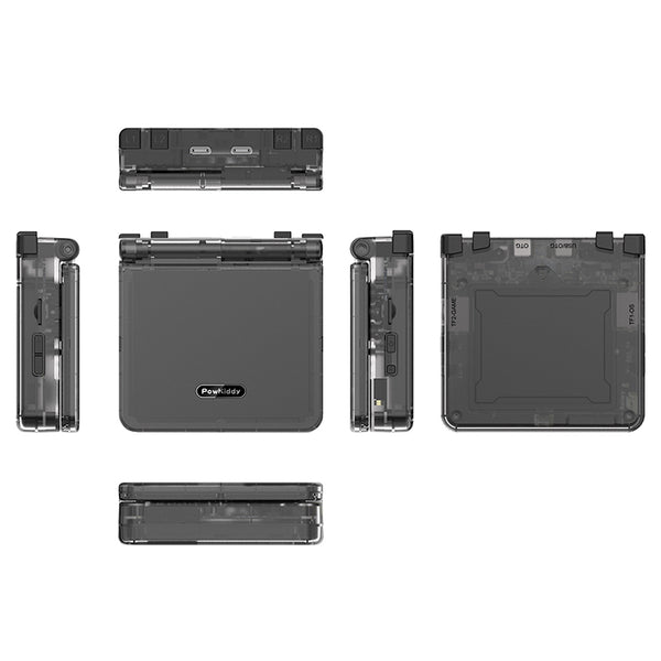 Powkiddy V90S Flip Handheld Game Console Linux System