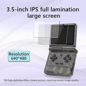 Powkiddy V90S Flip Handheld Game Console Linux System