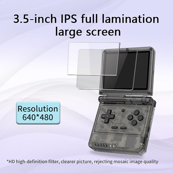 Powkiddy V90S Flip Handheld Game Console Linux System