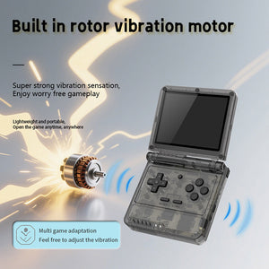 Powkiddy V90S Flip Handheld Game Console Linux System