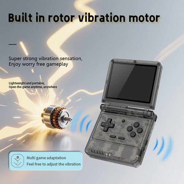 Powkiddy V90S Flip Handheld Game Console Linux System