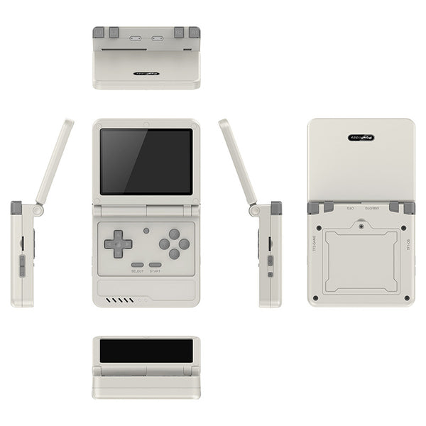 Powkiddy V90S Flip Handheld Game Console Linux System