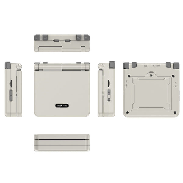 Powkiddy V90S Flip Handheld Game Console Linux System