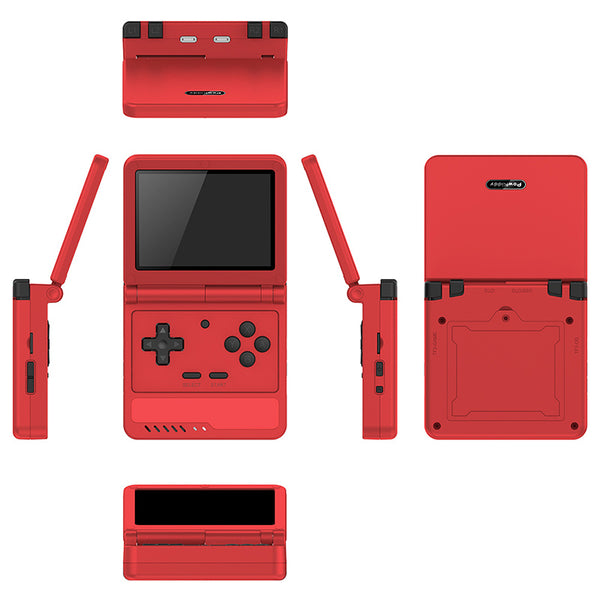 Powkiddy V90S Flip Handheld Game Console Linux System