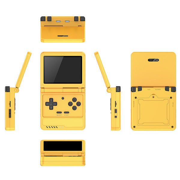 Powkiddy V90S Flip Handheld Game Console Linux System