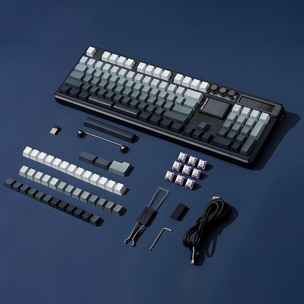 SKYLOONG GK104Pro Dual-Screen Wireless Mechanical Keyboard with Calculate 2025 Upgrade