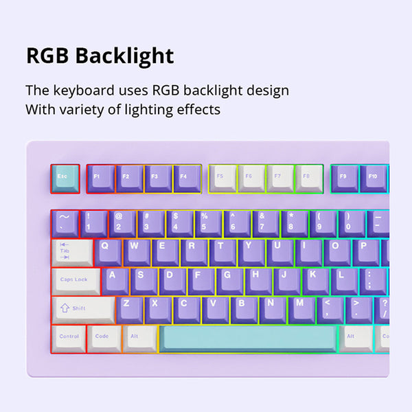 SP-STAR D82 PRO HiFi Wireless Mechanical Keyboard 2.4-inch Customizable IPS Screen