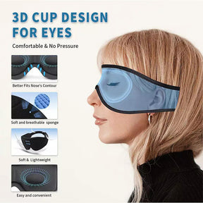 Sleep Headphones Wireless 3D Music Eye Mask Relax Eyes After Gaming