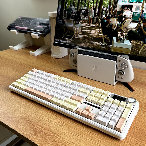 AULA F108 Pro Tri-mode LCD Display Mechanical Keyboard