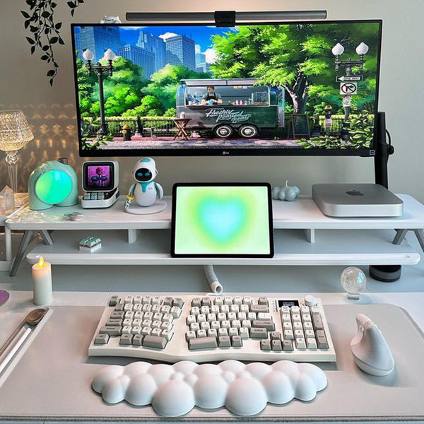 Teclado mecánico inalámbrico FEKER Alice98 con pantalla LED