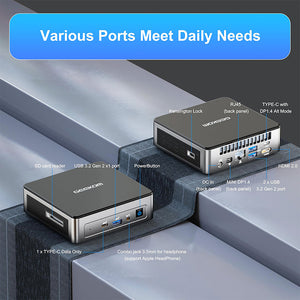 GEEKOM Air12 Mini PC 12th Gen Intel Alder Lake N100