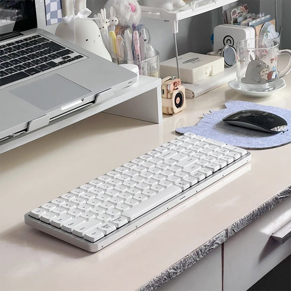 Ajazz AC067 マウンテン ブルー ガスケット メカニカル キーボード