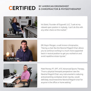 NEWTRAL Magic H-BPro Ergonomic Chair with Auto-Following Backrest