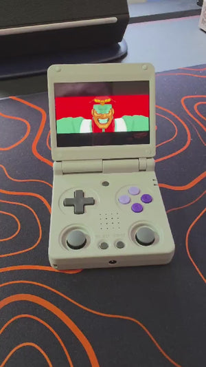 ANBERNIC RG34XXSP Flip Game Console with 3.4" Screen and Joystick