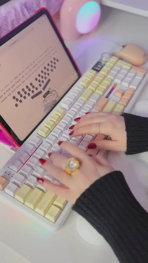 AULA F108 Pro Tri-mode LCD Display Mechanical Keyboard