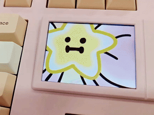 SP-STAR D82 PRO HiFi Wireless Mechanical Keyboard 2.4-inch Customizable IPS Screen