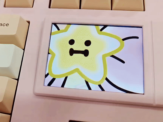 SP-STAR D82 PRO HiFi Wireless Mechanical Keyboard 2.4-inch Customizable IPS Screen