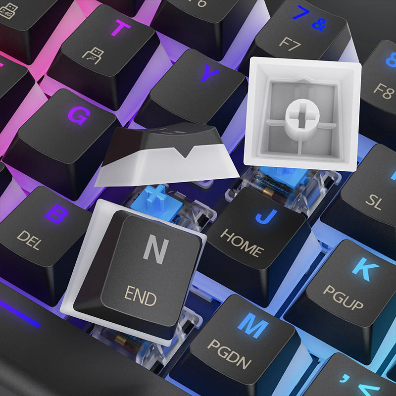PIIFOX Pudding Plus Keycap Set 117 Keys - whatGeek