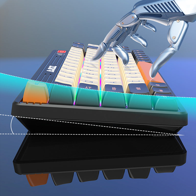 Ajazz AC067 Cheese Mechanical Keyboard design