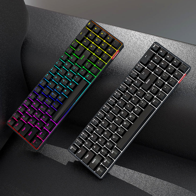 Ajazz AK692 3 Mode Mechanical Keyboard show