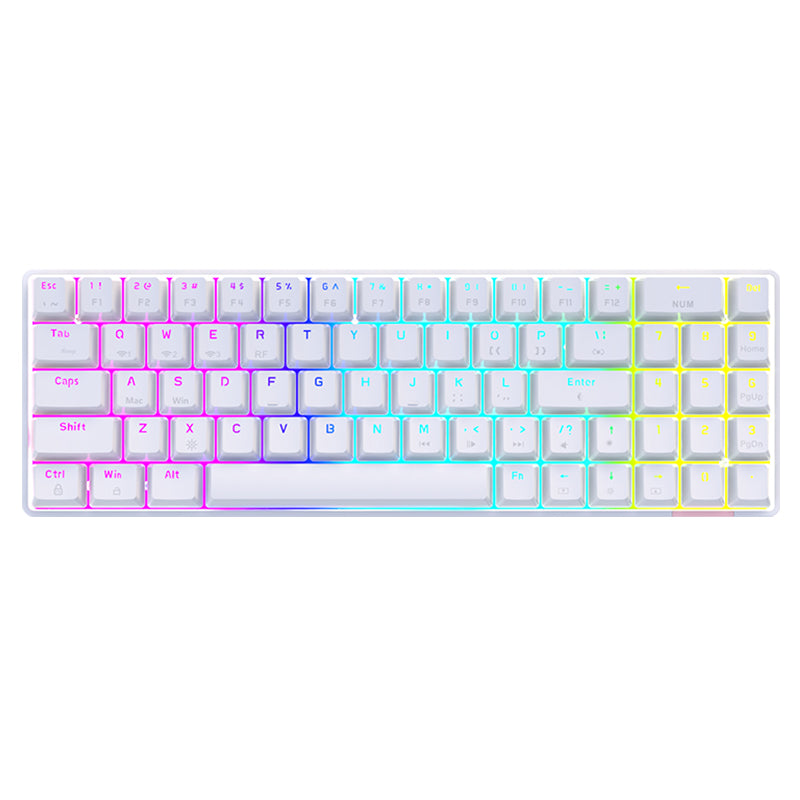 Ajazz AK692 3 Mode Mechanical Keyboard - whatgeek