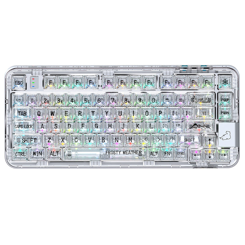 CoolKiller CK75 Mechanical Keyboard Transparent