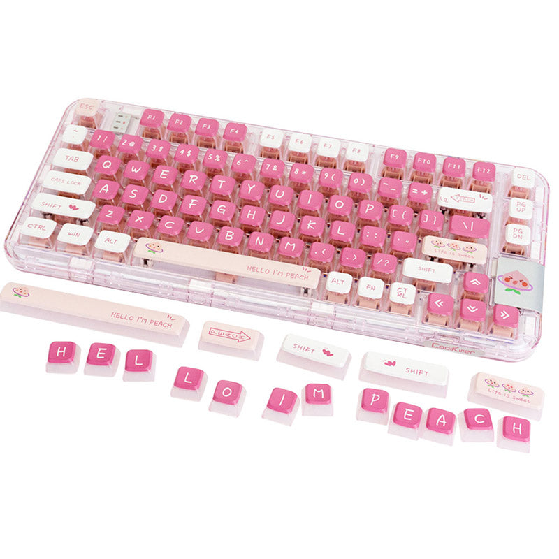 products/CoolKillerPeachDye-SubbedPBTTranslucentKeycapSet_2
