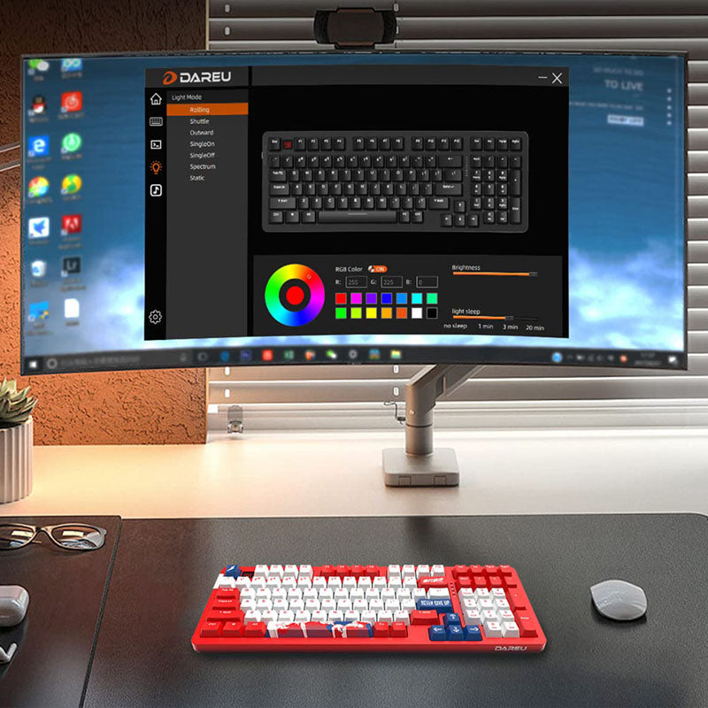 Dareu A98 keyboard sofeware
