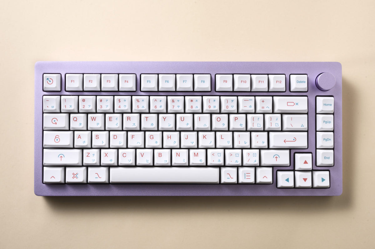 MonsGeek M1 DIY Keyboard Kit purple color display