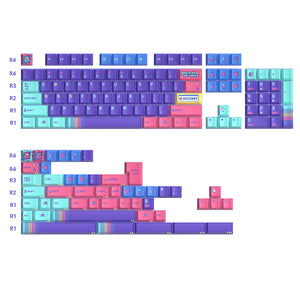 Keytok Back In The Game ANSI/ISO Cherry Profile Keycap Set 152 tasti
