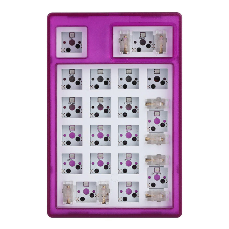 NextTime NT19 Numpad 19 20% 3 Mode Gasket DIY Kit purple