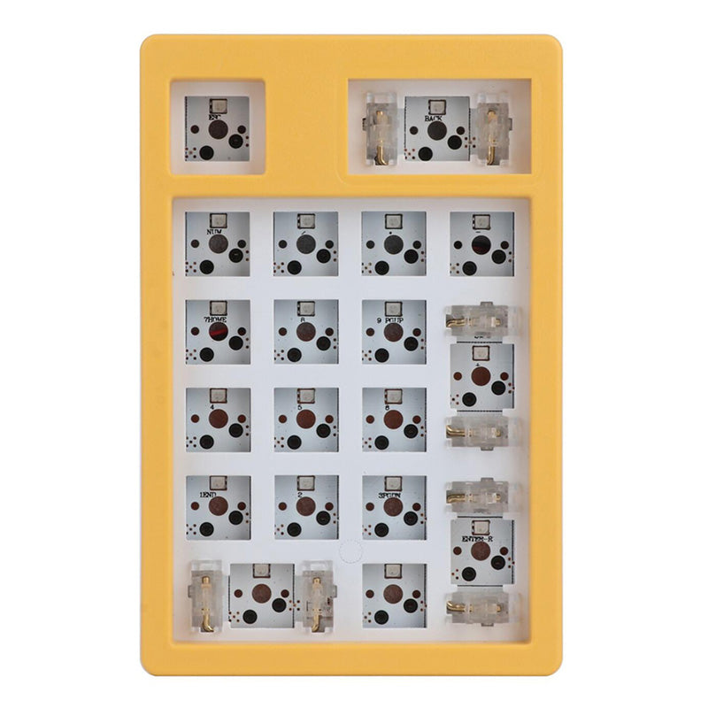 NextTime NT19 Numpad 19 20% 3 Mode Gasket DIY Kit yellow