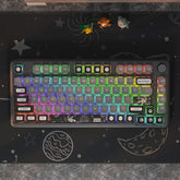 PIIFOX Space ASA Profile Pudding Keycap Set 117 Keys