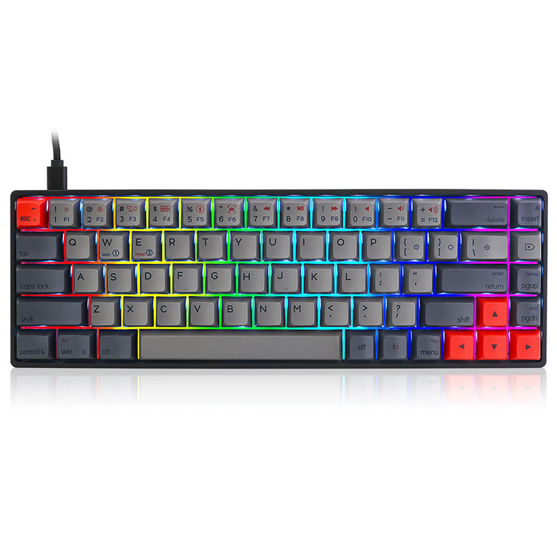 SKYLOONG GK68 Black Mechanical Keyboard - whatgeek