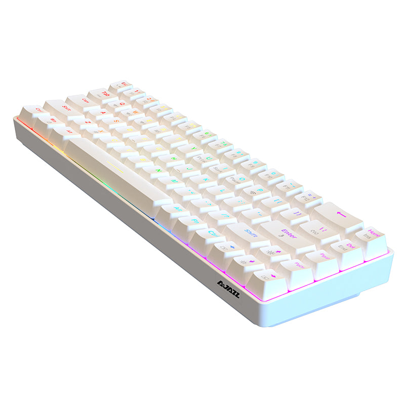 Ajazz K685T 65% Mechanical Keyboard side view