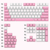 Ajazz Kitty Keycap Set 129 Keys JSA Profile PBT Doubleshot - Whatgeek